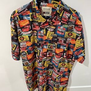 RSVLTS Pixar Cars Shirt XL | Lightning McQueen Rust-Eze Racing Disney